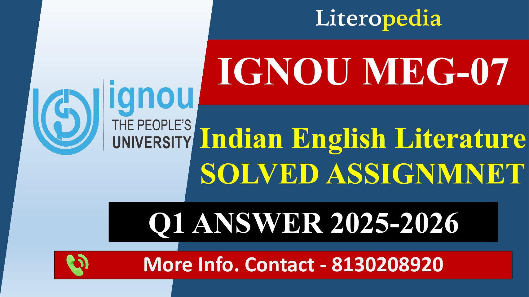 IGNOU MEG 07 Solved Assignment Q1 Answer 2025-26